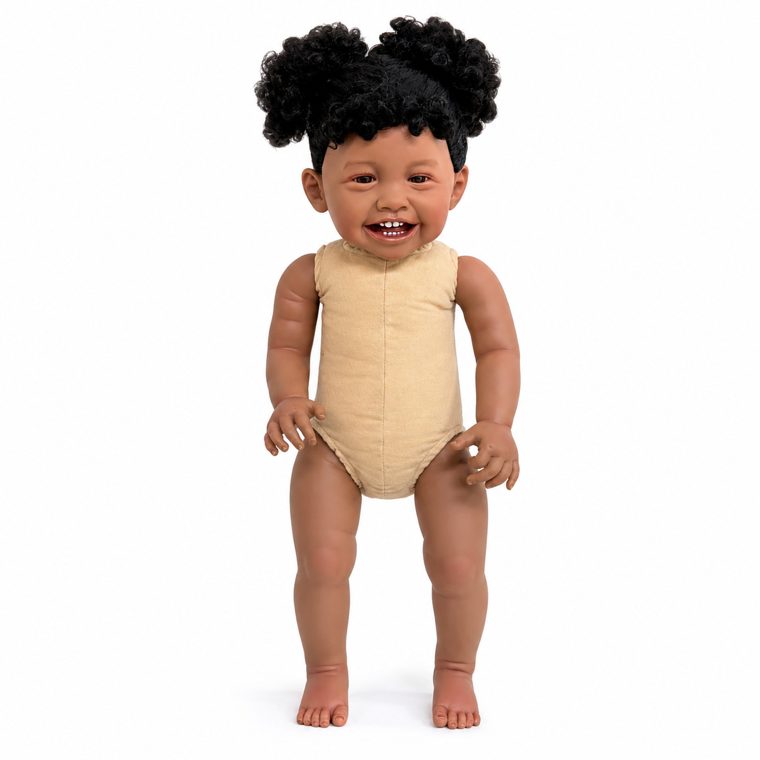 Full vinyl reborn toddler doll standing, 24 inch