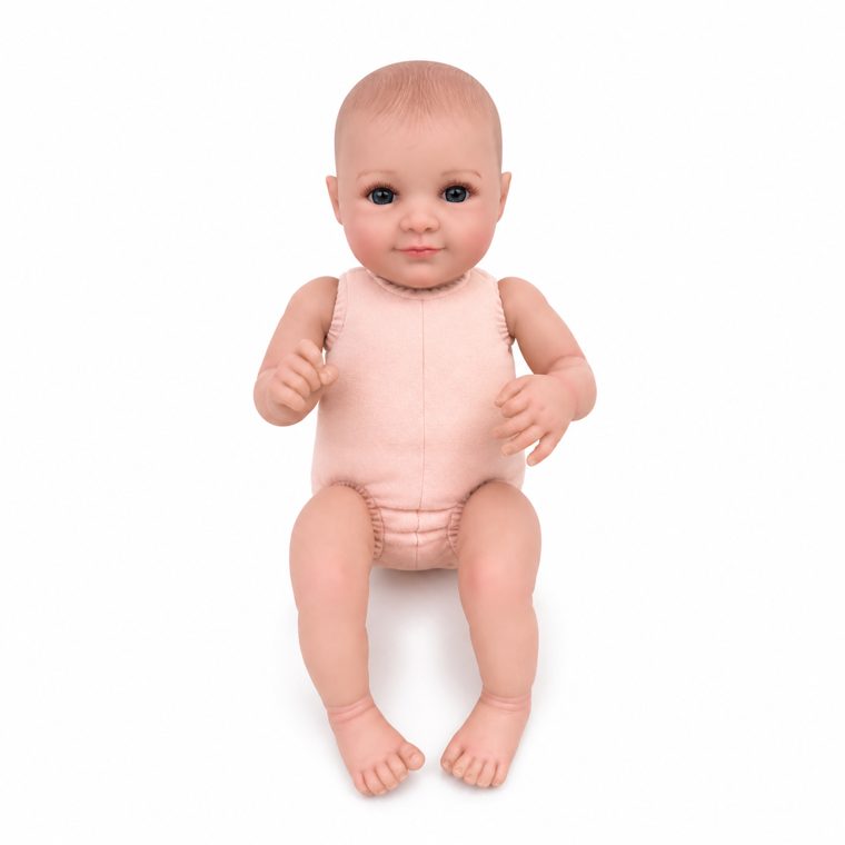 Affordable 12 inch full vinyl reborn doll with hand-painted detail