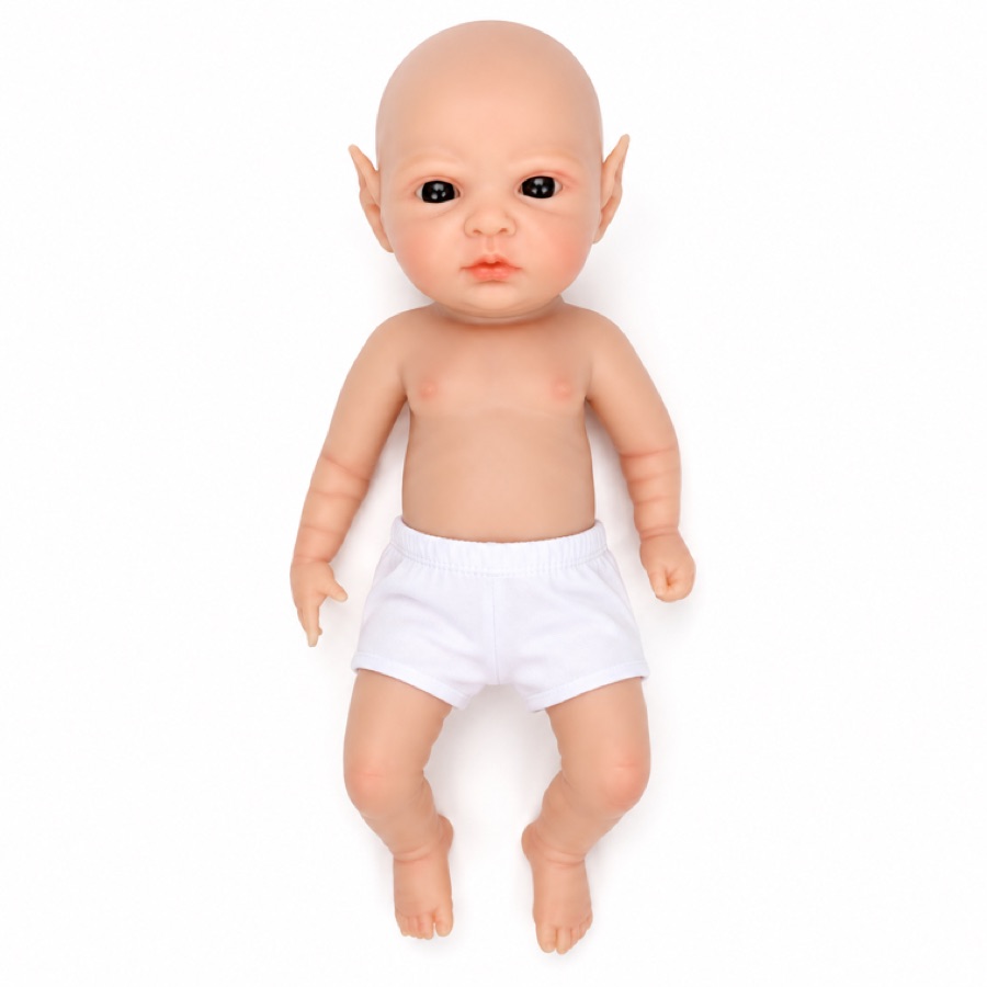 Sprite 2, 12-inch solid silicone reborn baby doll