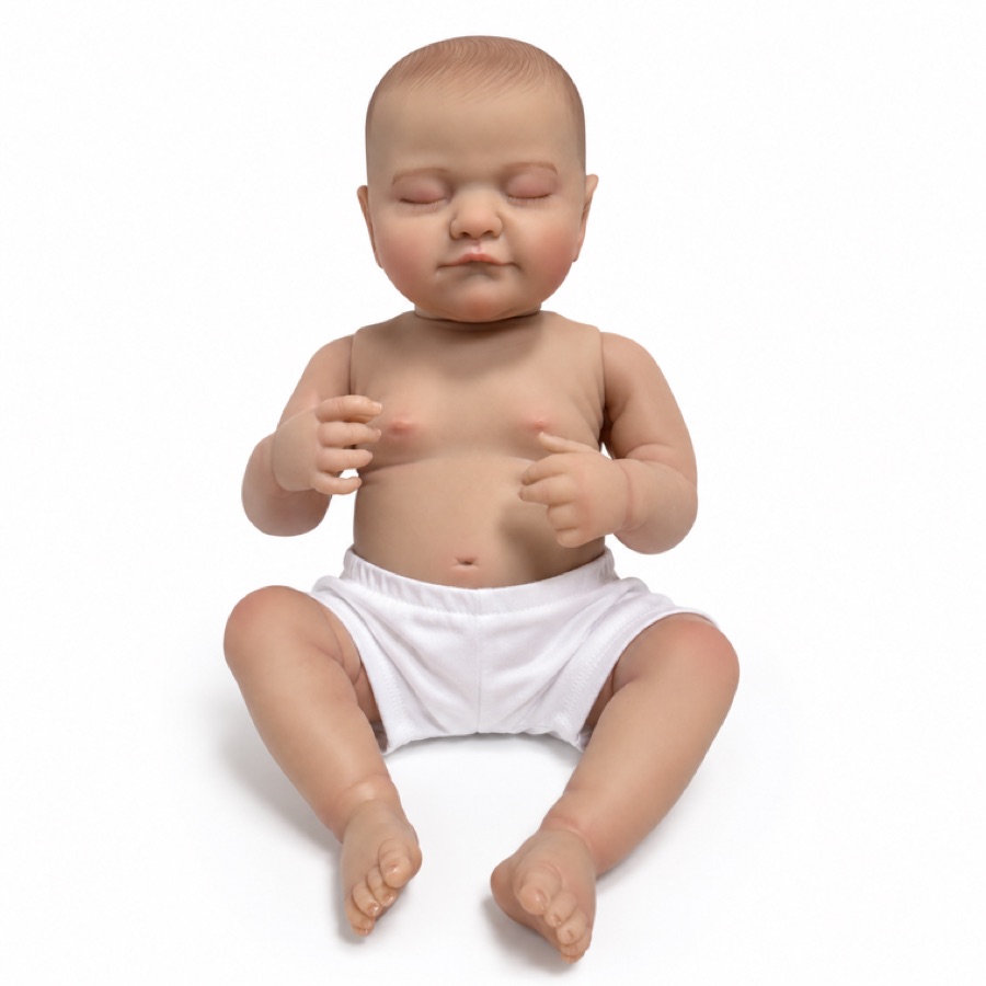 HF-02, 18-inch vinyl reborn baby doll
