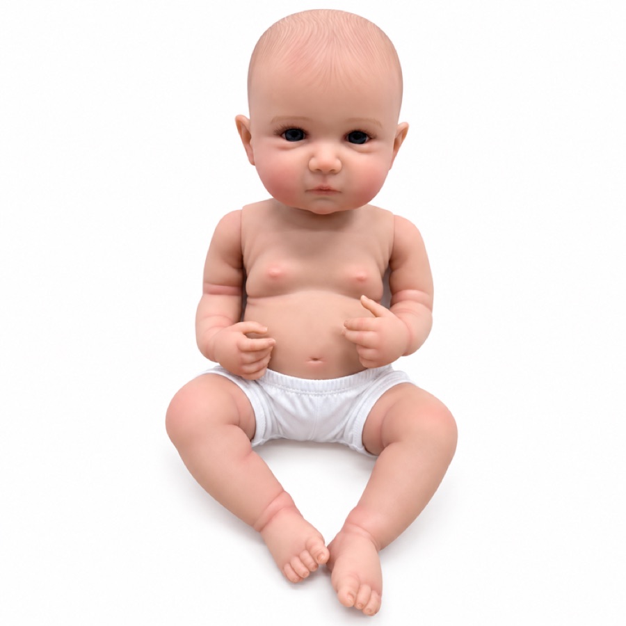 HF-12, 18-inch vinyl reborn baby doll