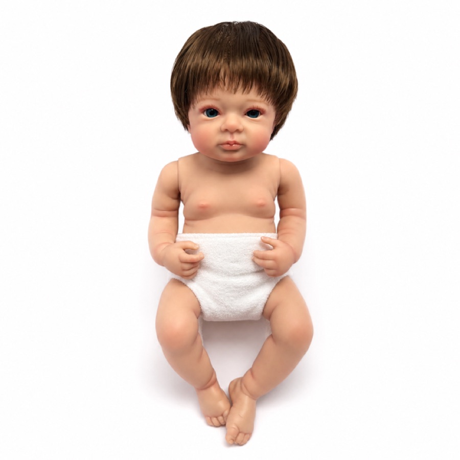 HF-13, 18-inch vinyl reborn baby doll