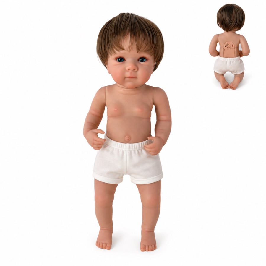 HH38/HH66, 18-inch vinyl reborn baby doll