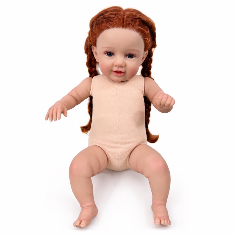 HF-18, 20-inch cloth-body vinyl reborn baby doll