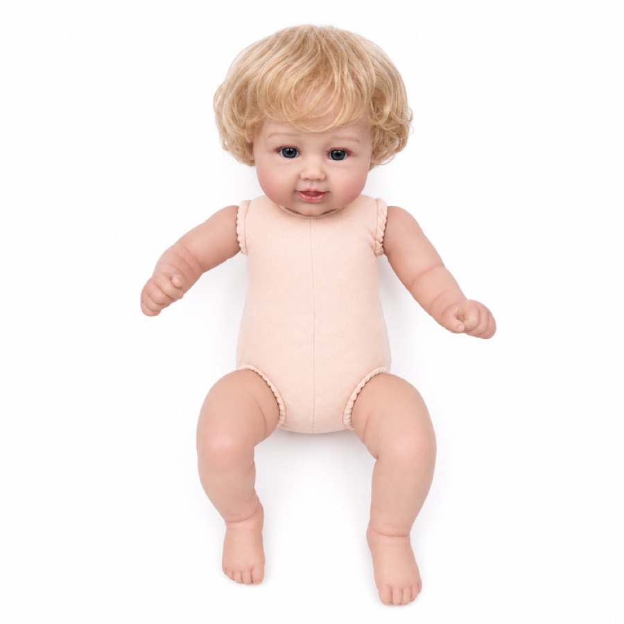 HF-19, 20-inch cloth-body vinyl reborn baby doll