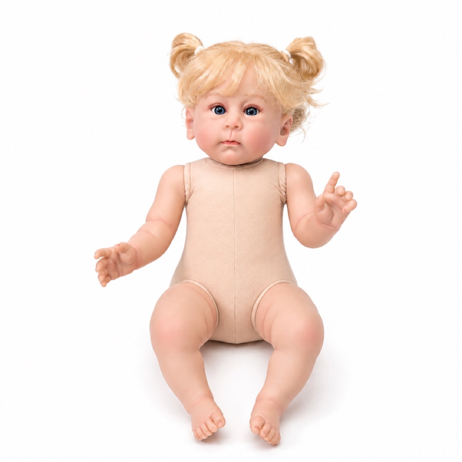 HH-08, 20-inch cloth-body vinyl reborn baby doll