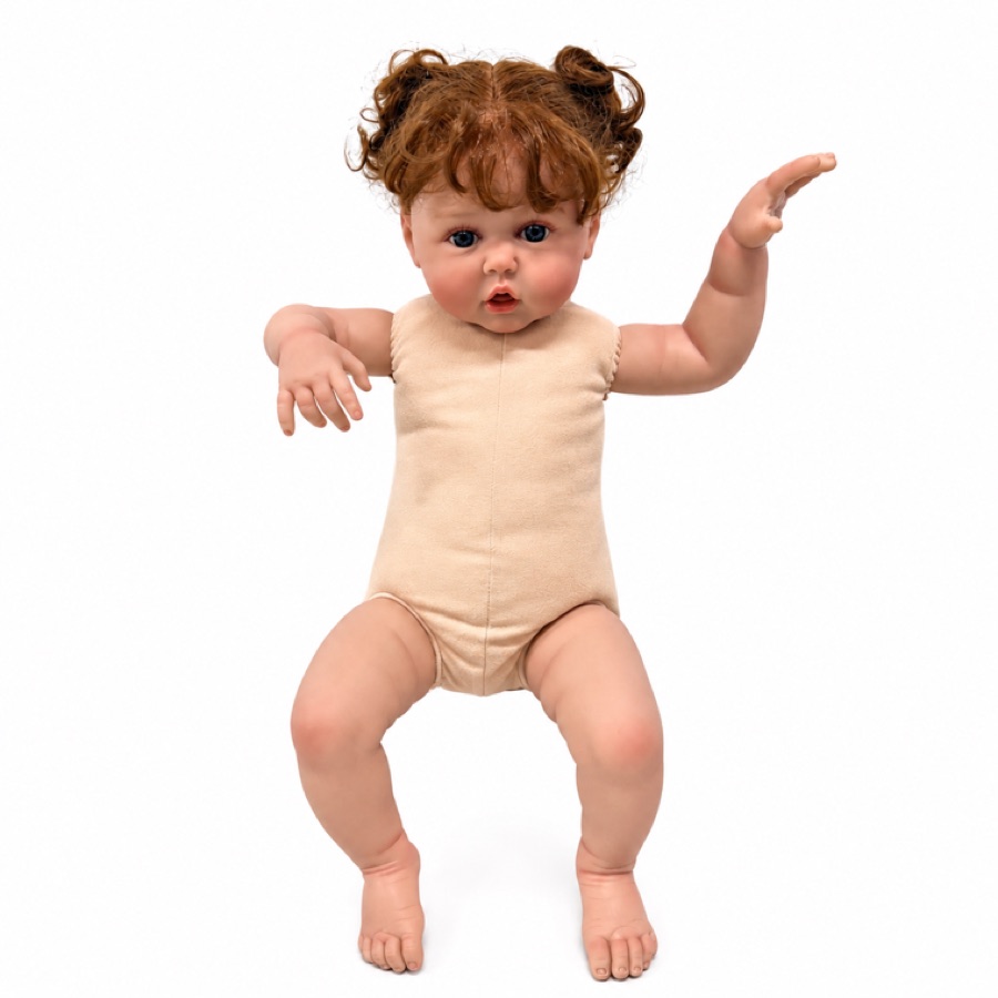 HH-04, 24-inch cloth-body vinyl reborn baby doll