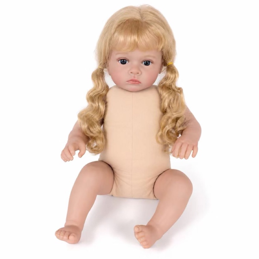 HH-19, 24-inch cloth-body vinyl reborn baby doll